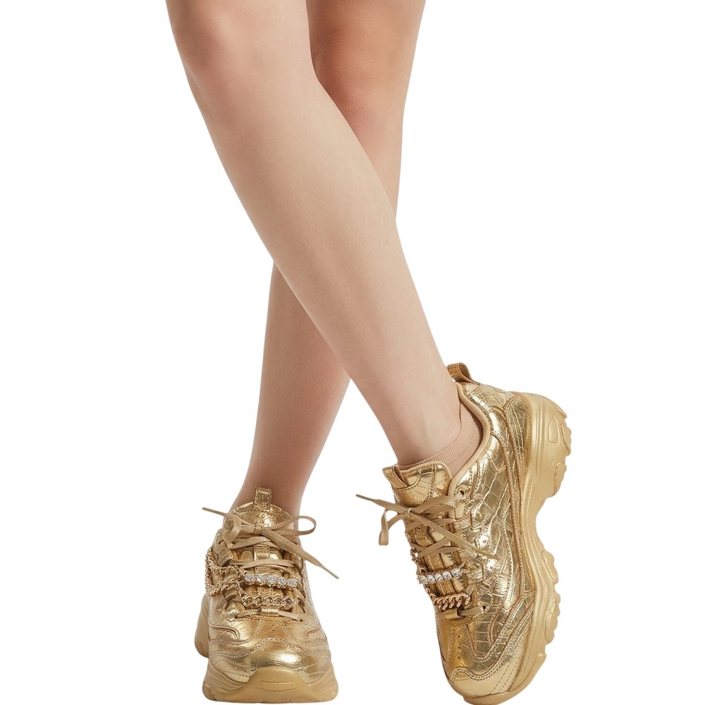 Skechers Premium Heritage D'Lites - Empress Gold (Limited Edition)‎ Size 8.5